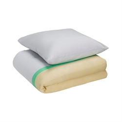 Hübsch Block Sengetøj - Beige/Flerfarvet