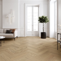Moland Super Eg Sildebensparket - Brisbane White Oak Højre, Børstet UV Matlak