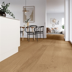Moland Super Eg Wideplank - Avon Sand Oak, Børstet UV Matlak