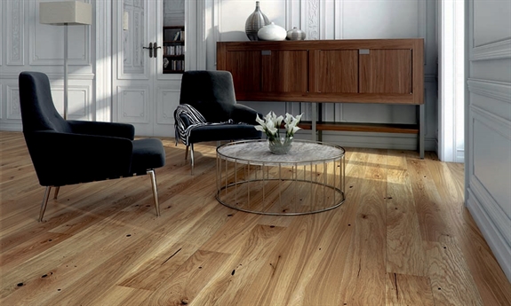 Wallmann Plank - Eg Country/Raisins, Børstet Natur Matlak  - 1090450