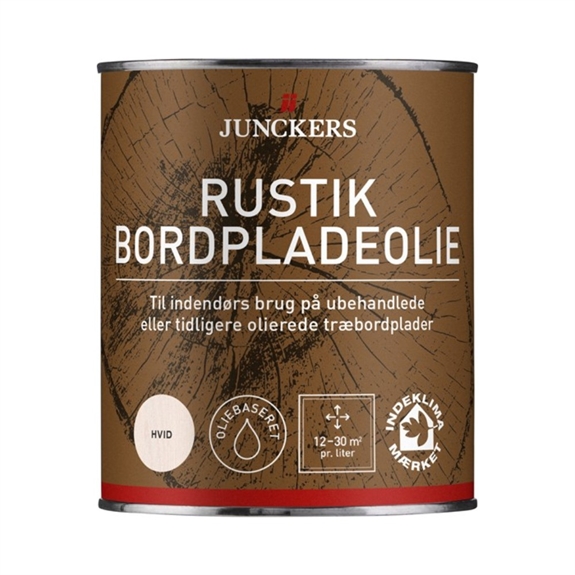 Junckers Rustik BordpladeOlie - Hvid 0,75 L