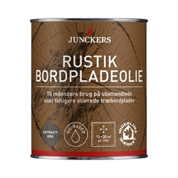 Junckers Rustik Bordpladeolie - Antracitgrå 0,75 L
