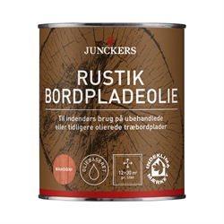 Junckers Rustik Bordpladeolie - Mahogni 0,75 L