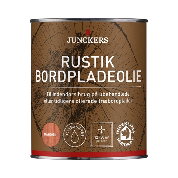 Junckers Rustik Bordpladeolie - Mahogni 0,75 L