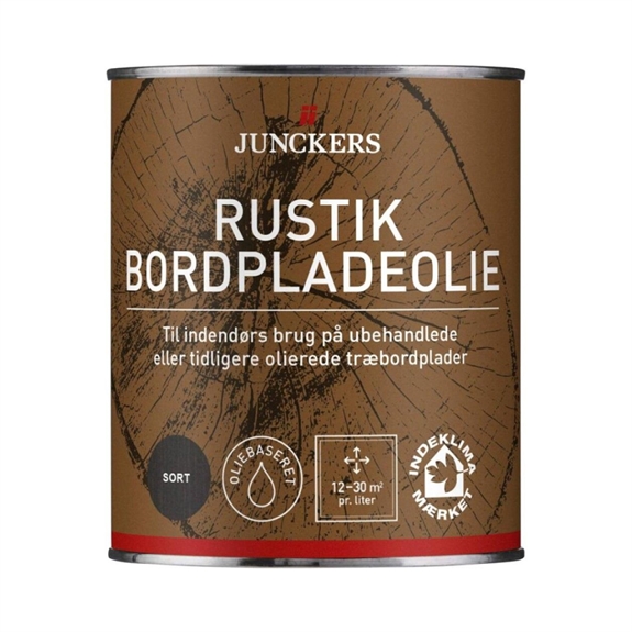 Junckers Rustik Bordpladeolie - Sort 0,75 L