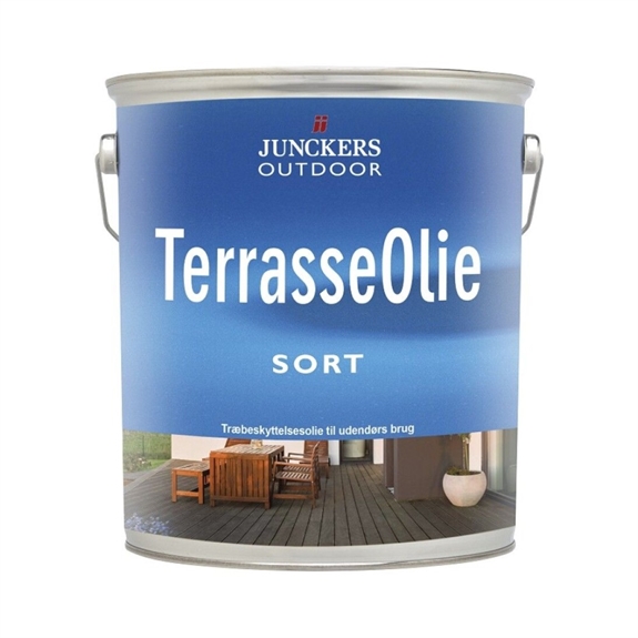 Billede af Junckers TerrasseOlie - Sort 2,5 L