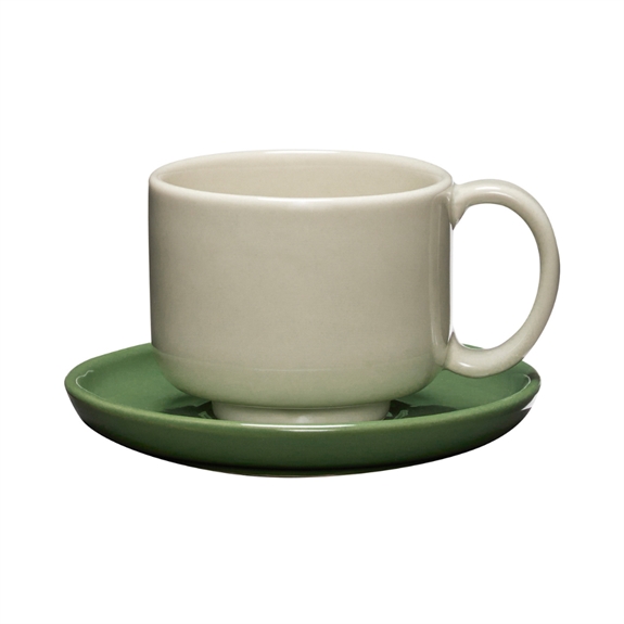 Hübsch Amare Kop/Underkop - Sand/Grøn