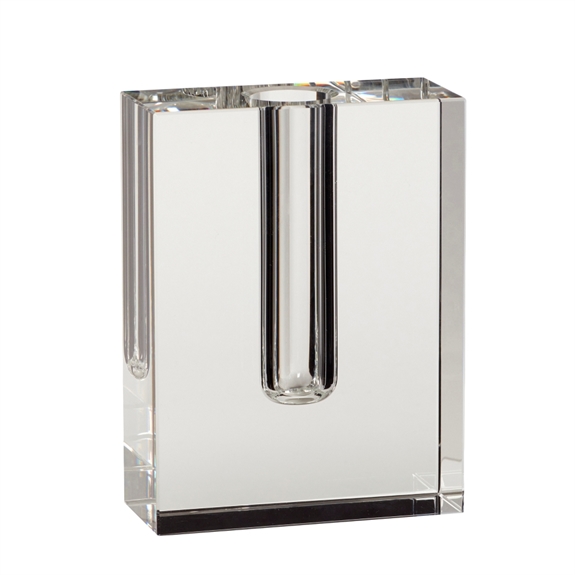 Hübsch Block Vase - Klar