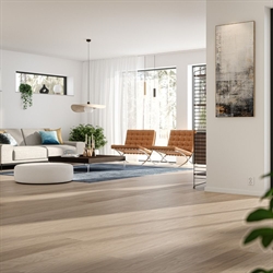Bjelin Woodura Plank - Eg Select, Larvik XL, Powder White Børstet Matlak
