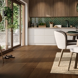 Bjelin Woodura Plank - Eg Blend, Dyvik M, Terra Brown Børstet Matlak