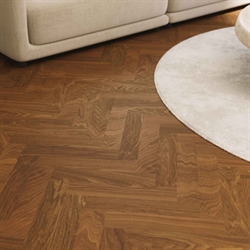Bjelin Woodura Sildebensparket Classic - Eg Select, Sandviken B-Stav, Terra Brown Matlak