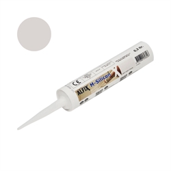 Alfix Fugemasse - M-Silicon, Lysegrå