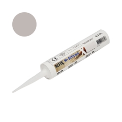 Alfix Fugemasse - M-Silicon, Grå