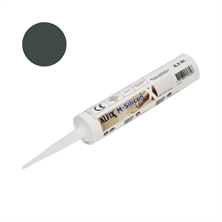Alfix Fugemasse - M-Silicon, Sortgrå