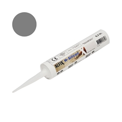 Alfix Fugemasse - M-Silicon, Koksgrå