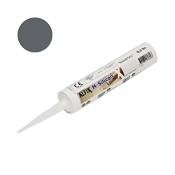 Alfix Fugemasse - M-Silicon, Antracitgrå