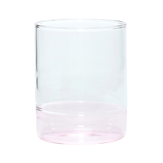 Hübsch Kiosk Glas - Lyserød