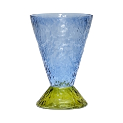 Hübsch Abyss Vase - Blå/Olivengrøn