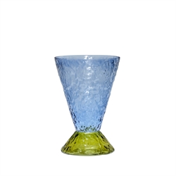 Hübsch Abyss Vase - Blå/Olivengrøn