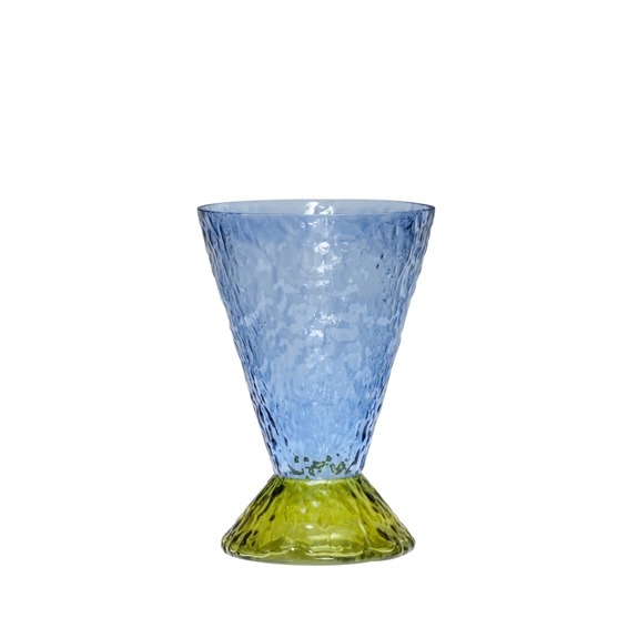 Hübsch Abyss Vase - Blå/Olivengrøn