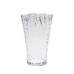Hübsch Ruffle Vase - Klar