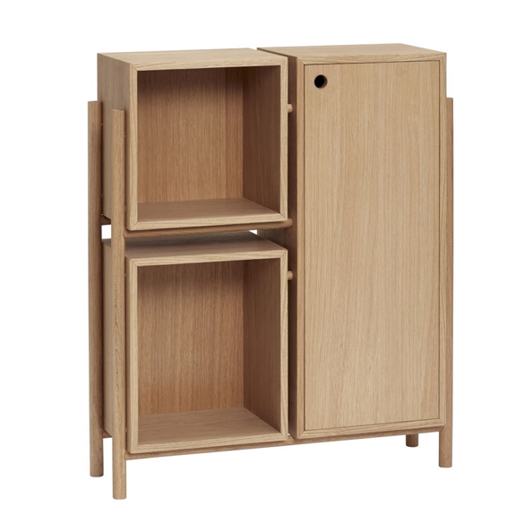 Hübsch Cube Konsolbord - Natur