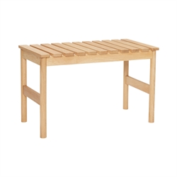 Hübsch Row Bænk Small - Natur