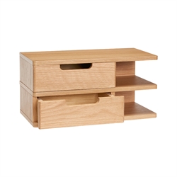 Hübsch Open Væghylde/Sengebord - Natur