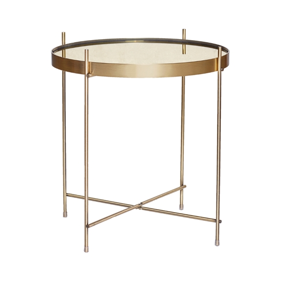 Hübsch Reflect Sidebord - Messingfarve