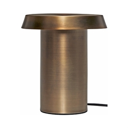 Hübsch Keen Bordlampe - Bruneret Messing