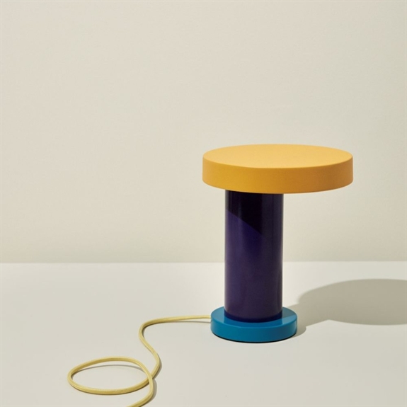 Hübsch Magic Bordlampe - Lilla/Gul