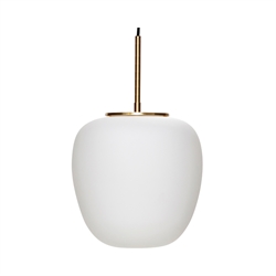 Hübsch Muse Pendel Ø25 - Hvid