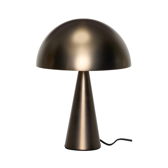 Hübsch Mush Bordlampe Mini - Bruneret Messing