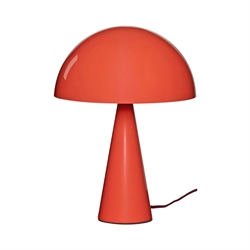 Hübsch Mush Bordlampe Mini - Klar Rød