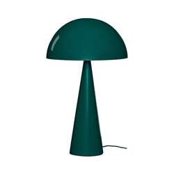 Hübsch Mush Bordlampe Høj - Mørkegrøn