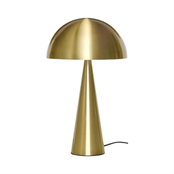 Hübsch Mush Bordlampe Høj - Messingfarve