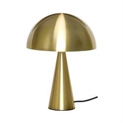 Hübsch Mush Bordlampe Mini - Messingfarve