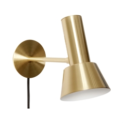 Hübsch Tap Væglampe - Messingfarve