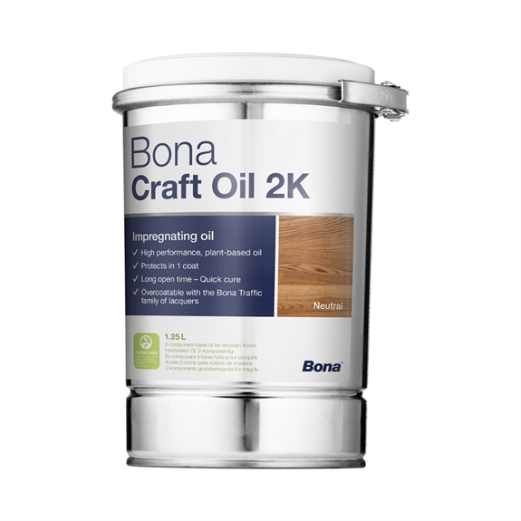 Bona Craft Oil 2K - Misty 1,25 L - Gulv-Grossisten.dk