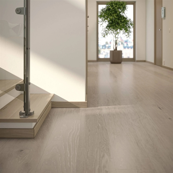Bjelin Woodura Plank - Eg Rya XL, Contrast Silver Matlak